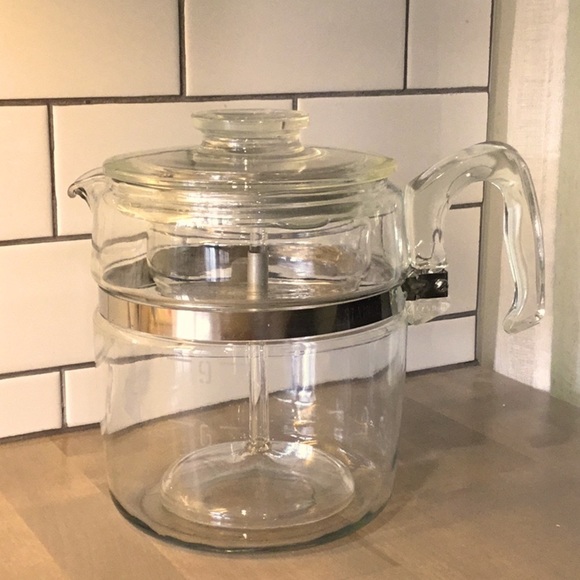 Vintage Pyrex 9 cup coffee maker - Complete - Flameware 7759 - made in USA - Picture 1 of 5